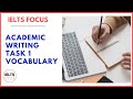 IELTS writing task 1 academic vocabulary.