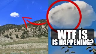 "UFO" Spotted HIDING IN CLOUDS! (Alien Sightings Caught on Camera 2024)