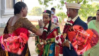 अंजली ताईचे लग्नात खालू बाज्याचा धमाका ll Kokan Wedding Video #wedding #weds #mrvijuvlogs