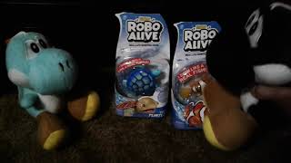 Unboxing robo alive fish and turtle!They can swim like an actual fish and turtle!