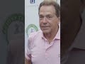 “Good to see you guys. Can’t tell you how much I missed y’all,” 😂 - Nick Saban