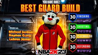 *NEW* MOST BROKEN 4-WAY GUARD BUILD in NBA 2K23! BEST GAME-BREAKING GUARD BUILD NBA 2K23! SEASON 7