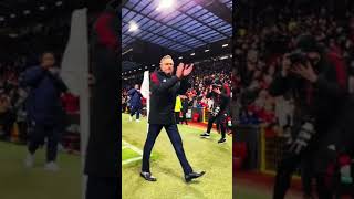 Ralf Rangnick Gets Ovation As He Leaves The Pitch  ❤️💪