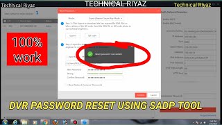 DVR password RESET using SADP tool | hikvision dvr password reset | hikvision SADP tool