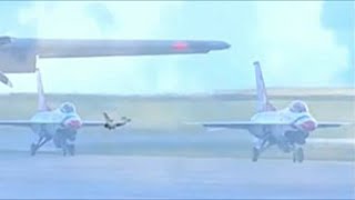 Thunderbirds practice for Air Force Academy graduation in Colorado
