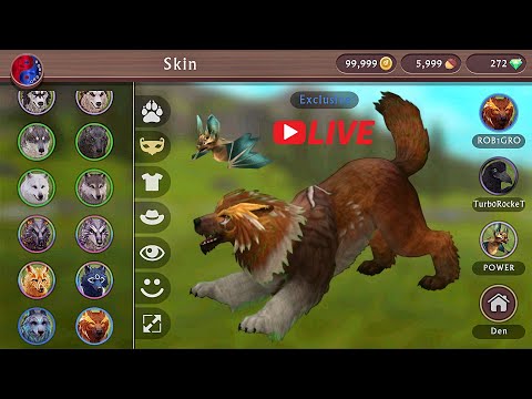 LIVE WildCraft: New Skin Wolf – Season 5 – Daily Tasks Weekly & The Wolf: Event Hunt