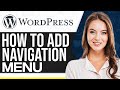 How To Add Navigation Menu In WordPress 2026 (Step-By-Step)