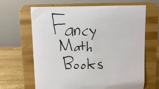 Top 4 Fanciest Math Books Ever