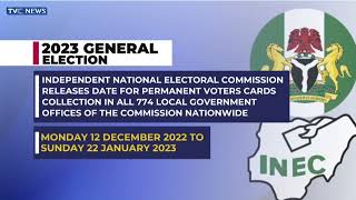 INEC Releases Date For Permanent Voters Cards Collection In All 774 LGAs