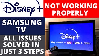 How To Fix Disney Plus App Not Working on Samsung TV | Almost All Problems Fixed in Just 3 Steps