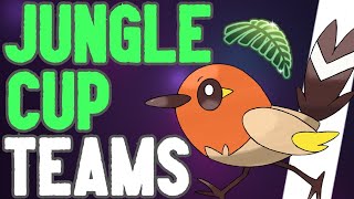 BEST LITTLE JUNGLE CUP TEAMS | PVPOKE RANKINGS | Pokemon GO Battle League