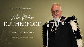 Remembering the Life of Mr Peter Rutherford