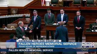 Fallen Heroes Memorial Service at Texas House