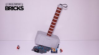 Lego Marvel Studios 76209 Thor's hammer Speed Build