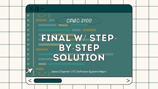 CPSC 2100 Coding Final