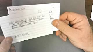 Research Bib and Note Cards