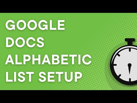 Google Docs: 2 Ways to Alphabetize Lists, Step by Step