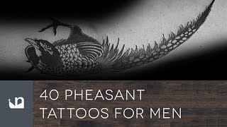 40 Pheasant Tattoos For Men