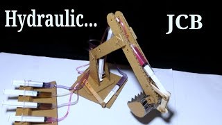 How to Make Hydraulic JCB From Cardboard HD Video How to Make Hydraulic JCB From Cardboard HD Video