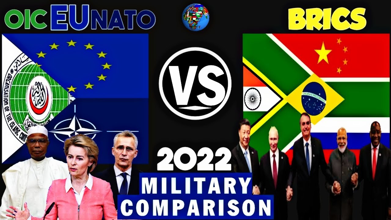 NATO,EU,AND OIC VERSUS BRICS MILITARY POWER COMPARISON 2022 - YouTube