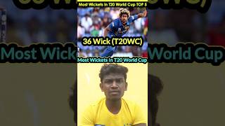 🥵T20 WC ல அதிக Wickets எடுத்த Bowlers|  Most Wickets In T20 WC | T20 World Cup 2024 | #shorts #t20wc