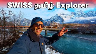 ❄️ நான் வாழும் கிராமத்தின் பனி சூழ்ந்த அழகு! 🌨 | SwissTamilExplorer