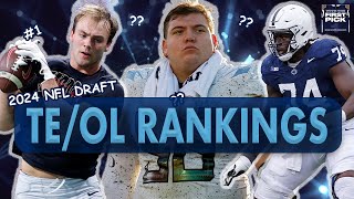 2024 NFL Draft Tight End & Offensive Linemen Prospect Rankings: Top 5, Pro Comps, Draft Range & more