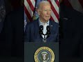 Biden takes jabs at Trump during speech in Scranton, Pennsylvania #shorts