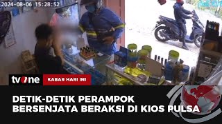 Aksi Perampokan Bersenjata Terekam CCTV, Pelaku Todong Pistol ke Penjaga Kios | tvOne