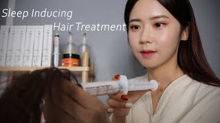 ASMR[SUB] 잠이솔솔 헤어복구클리닉✂️(헤어커트,단백질케어,머리만지는소리,샴푸,마사지,고데기) / Sleep Inducing Hair Treatment