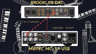 MUTEC MC-3＋USB   BROOKLYN DAC　AES接続　DSD64