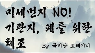 꽃미남? NO! 곧미남과 배우는 미세먼지 대처하기! '기관지, 폐를 위한 체조' [단월드] #폐가튼튼 #미세먼지운동법