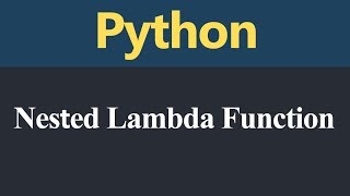 Nested Lambda Function in Python (Hindi)