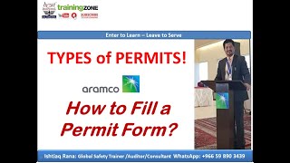 Saudi Aramco Types of Permits and How to Fill the Permit Form?