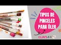 Tipos de Pinceles para Pintar al oleo Guía simple y rápida.