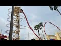 Rip Roket Ride Scary Roller Coaster Universal Studios Orlando Florida| Full Ride Video|Falling Down