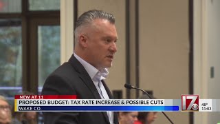 Wake County residents voice concern on proposed budget, tax increase