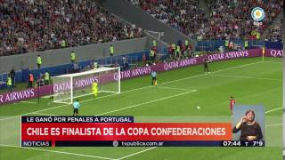 TV Pública Noticias - Copa Confederaciones: Chile eliminó por penales a Portugal