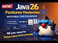 Java 26 Masterclass: All New Features with Real-Time Examples  #Java26 #JavaMasterclass