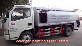 Small  Mobile Fuel Trucks 5000liters Dongfeng Diesel Refilling Truck with Censtar Dispenser Factory