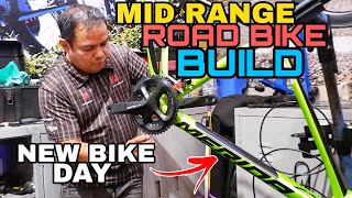 Mid Range Merida Scultura Road Bike Build | New Bike Day 2024