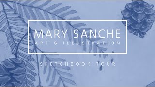 Sketchbook Tour XXVII // Moleskine Flip-through 2020 // Mixed Media and Pencil