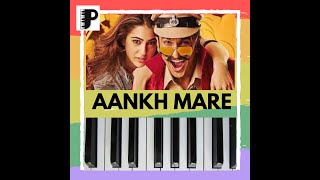 Aankh mare Simba | piano tutorial | part 1