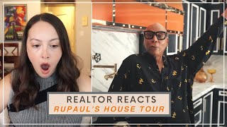 REALTOR REACTS | RUPAUL'S Home Tour Architectural Digest Open Door!