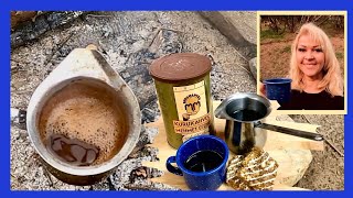 How to make Turkish coffee - at home or camping [campfire coffee a different way]