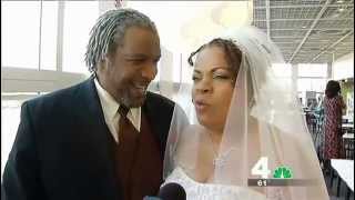 Newlyweds Get Married  at IKEA   - NBC's Shomari Stone Reports