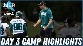 Eagles Training Camp Day 3 Highlights & Clips | Philadelphia Eagles Highlights | John McMullen
