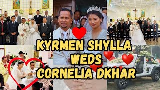 ||Shri. Kyrmen Shylla Minister Weds Cornelia Dkhar||official wedding video||