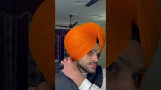 Navi turban king | new trick✅ tie muffler #tutorial #shortvideo #punjabisong #shorts