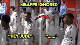 Sad Moment: Real Madrid Players Ignore Mbappe During Half Time 😢